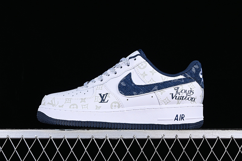 Nike Nike AIR FORCE 1 07 LOW WHITE/BLUE/BLACK · DR9868-600, photo 1