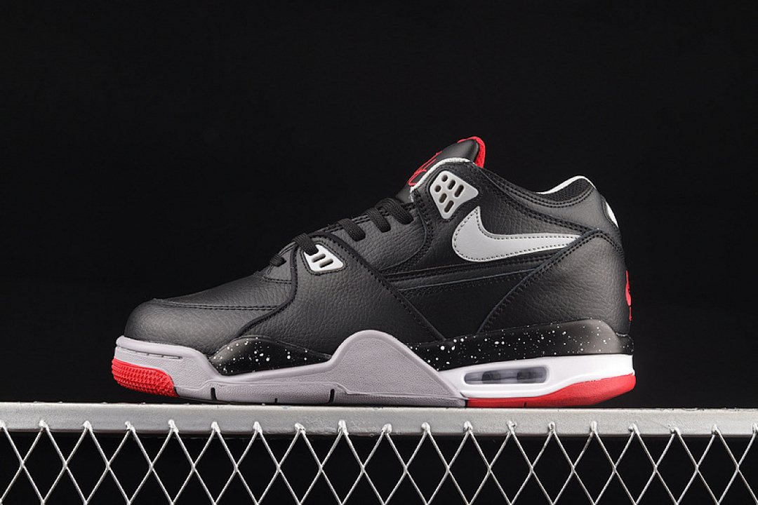 AIR FLIGHT 89 BRED BLACK/CEMENT GREY-RED · 306252-026, photo 1