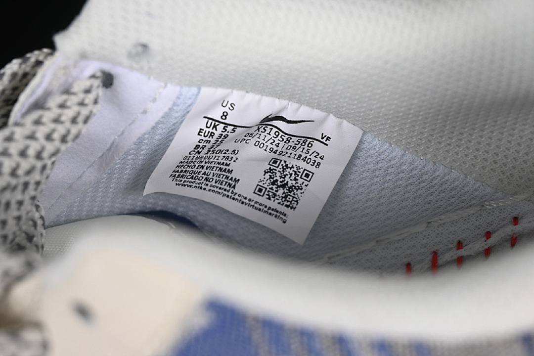 Nike [XS1958-586]-[AIR FORCE 1 07 LOW WHITE/GREY/BLUE]-[WOMAN:36-39]-[MAN:40-45] - Image 6