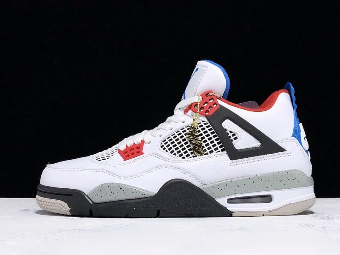 Jordan [CI1184-146]-[H12 AIR JORDAN 4 RETRO WHAT THE WHITE/BLUE/RED]-[MAN:40-47.5], photo 1