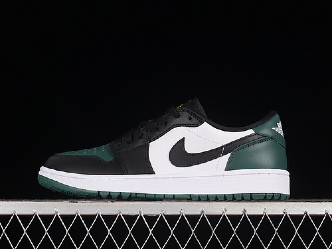 Jordan AIR Jordan 1 LOW GOLF WHITE/BLACK/NOBLE GREEN · DD9315-107, photo 1
