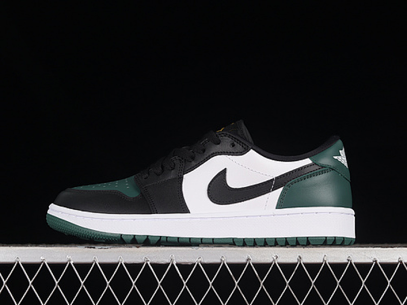 Jordan AIR Jordan 1 LOW GOLF WHITE/BLACK/NOBLE GREEN · DD9315-107, photo 1