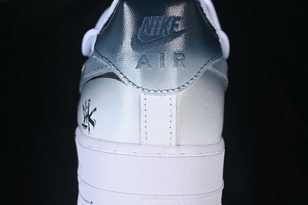 Nike [CW2288-111]-[AIR FORCE 1 07 LOW CASUAL SNEAKERS WHITE/BLUE/WHITE]-[WOMAN:36-39]-[MAN:40-45] - Image 7