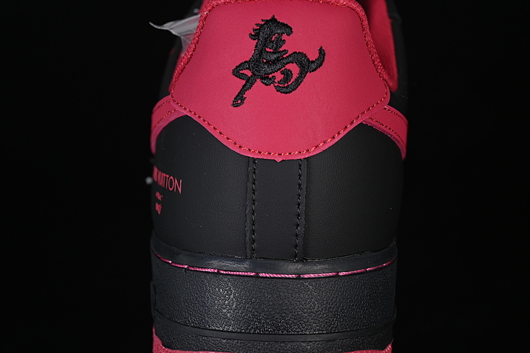 Nike [FV3694-102]-[AIR FORCE 1 07 LOW CASUAL SNEAKERS RED/BLACK]-[WOMAN:36-39]-[MAN:40-45] - Image 6