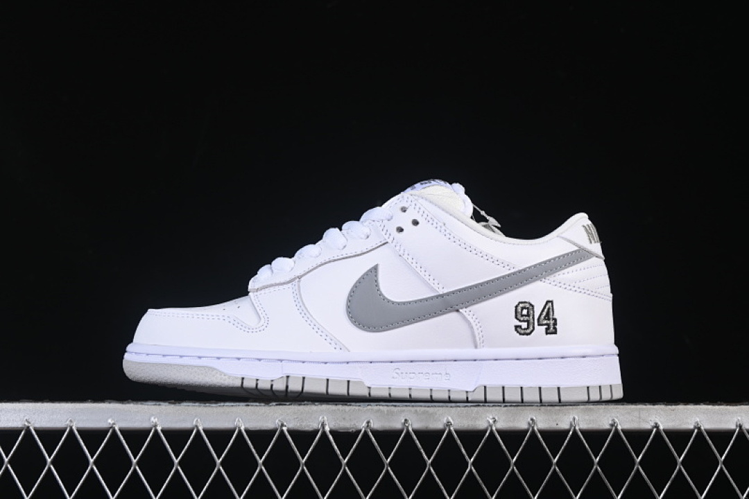 Supreme [HQ8487-100]-[SUPREME X DUNK LOW JOINTLY TOP CASUAL SNEAKERS GREY/WHITE]-[MAN:40-47.5], photo 1