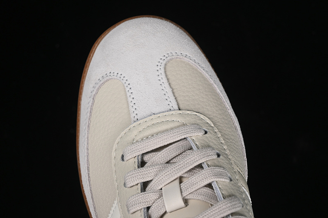 Adidas [IE7013]-[SAMBA VEGAN ALUMINIUM/CHALK WHITE/WONDER BEIGE]-[WOMAN:36-39]-[MAN:40-45] - Image 10