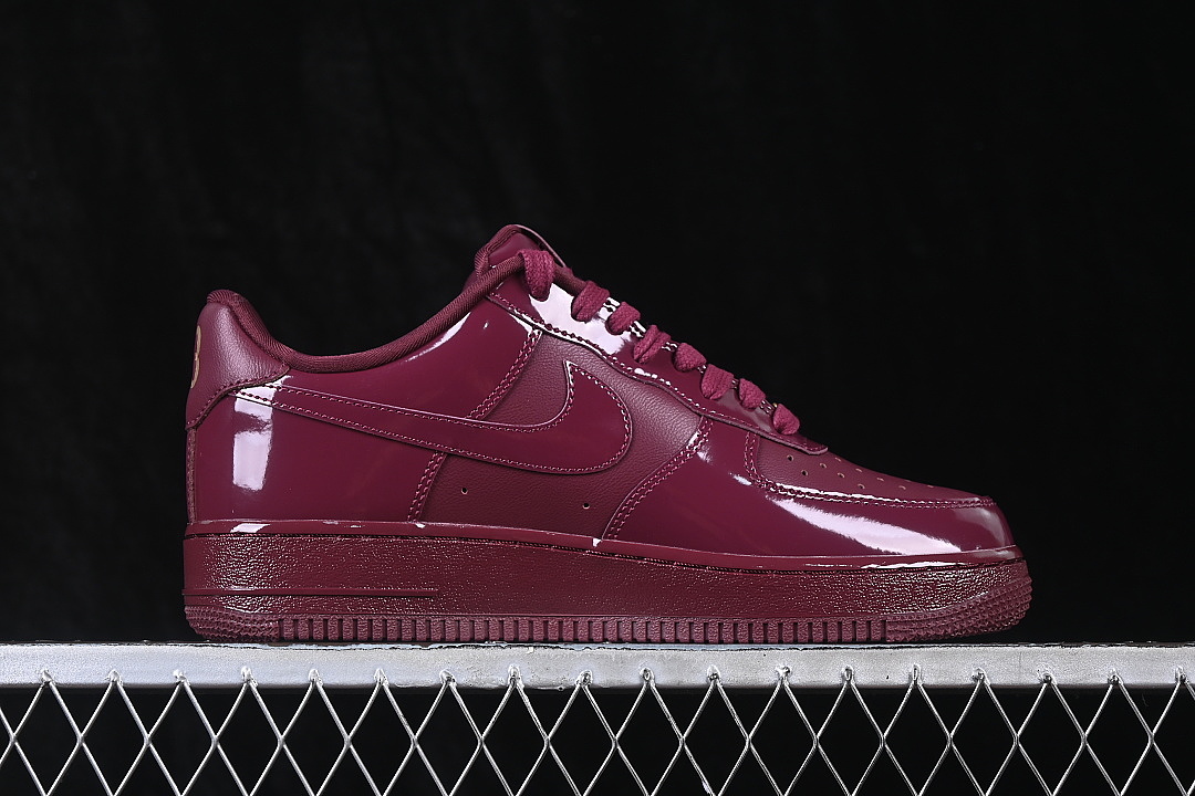 Unbranded [IO9970-638]-[AIR FORCE 1 LOW CASUAL SNEAKERS DARK BEETROOT/BEET]-[MAN:40-48.5] - Image 15