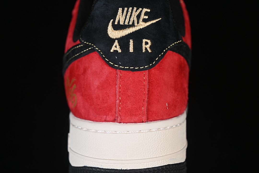 Nike [QW5288-131]-[AIR FORCE 1 07 LOW CASUAL SNEAKERS WHITE/BLACK/RED]-[WOMAN:36-39]-[MAN:40-45] - Image 7