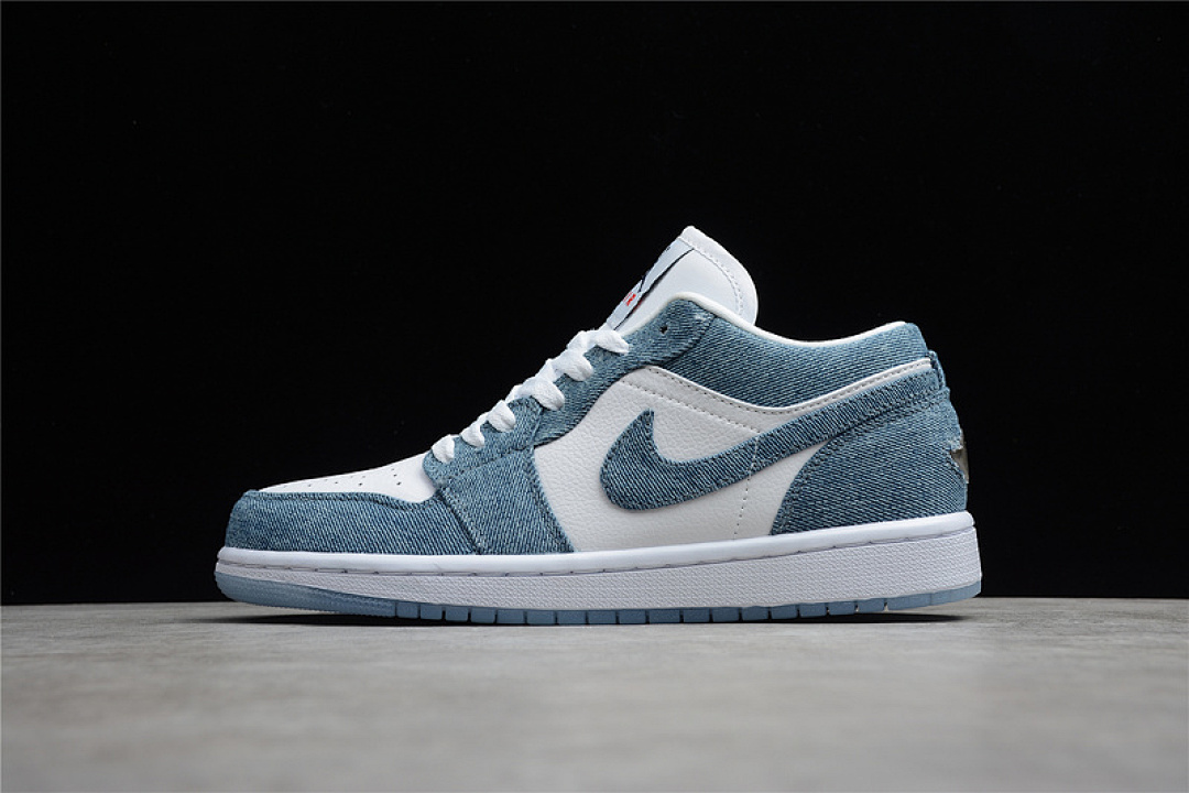 Jordan AIR Jordan 1 RETRO LOW WHITE/WHITE/DENIM · 315921-141, photo 1