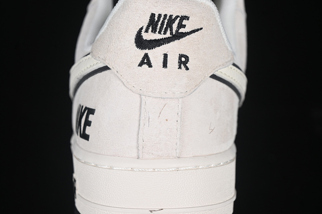 Nike [BB7518-028]-[AIR FORCE 1 07 LOW WHITE/GREY/BLACK]-[WOMAN:36-39]-[MAN:40-45] - Image 7