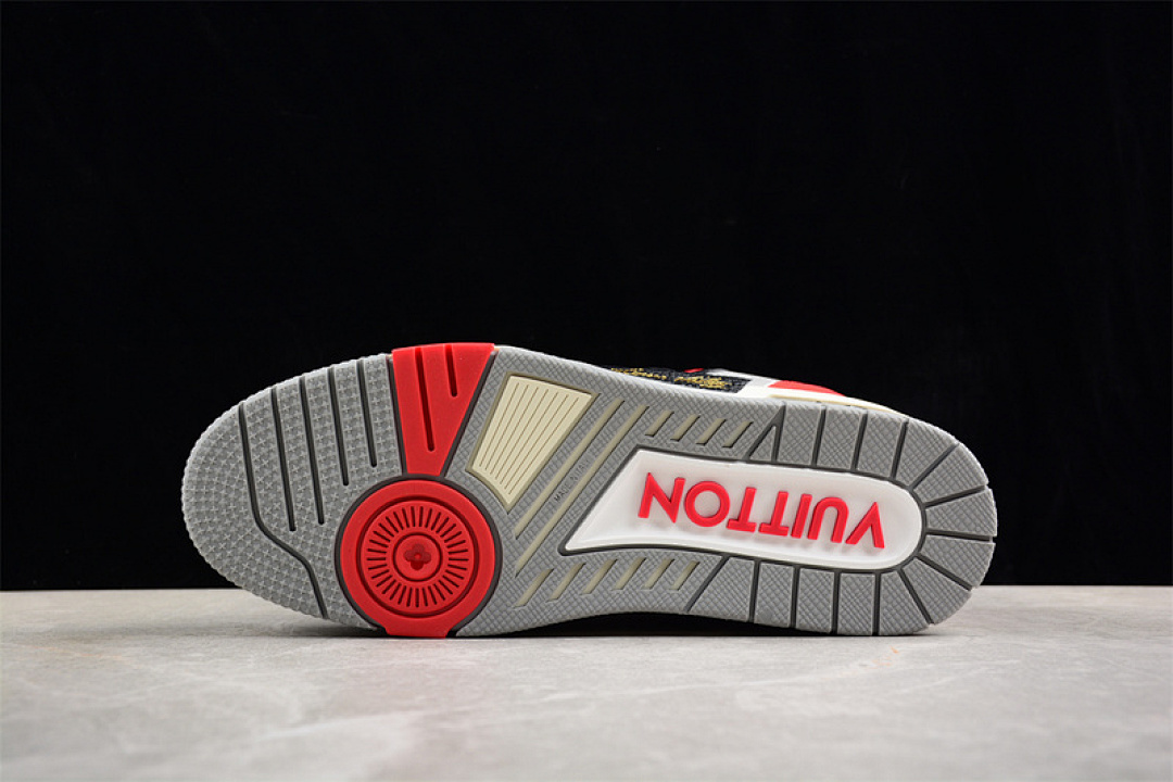 Louis Vuitton [LOUIS VUITTON TRAINER SNEAKER LOW L*V WHITE/BLACK/GREY/RED]-[WOMAN:35-39]-[MAN:40-45] - Image 14