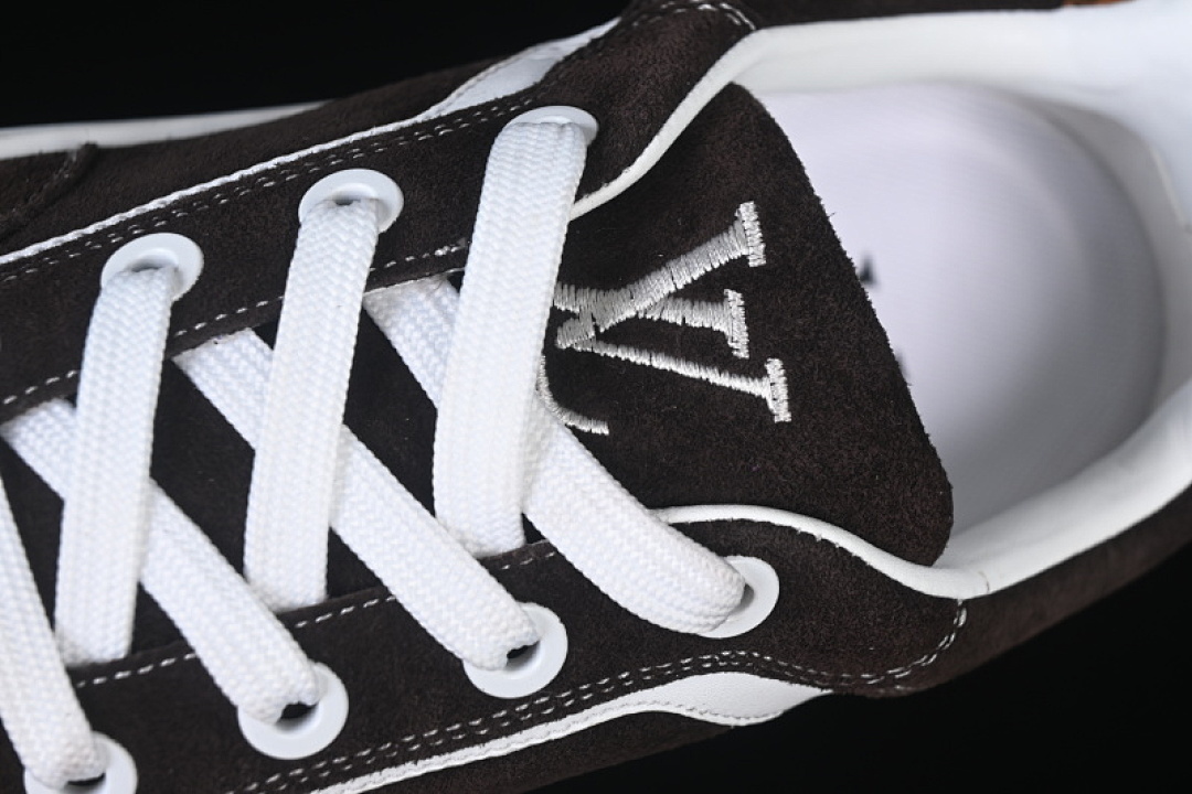 Louis Vuitton [LOUIS VUITTON SKATE SNEAKER CLASSIC 2025SS D COFFEE/WHITE]-[MSAN:39-45] - Image 8
