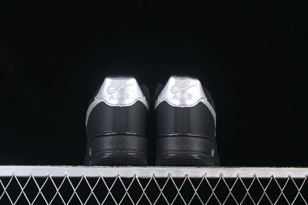 Nike [ZH0316-125]-[AIR FORCE 1 07 LOW SILVER/BLACK]-[WOMAN:36-39]-[MAN:40-45] - Image 13