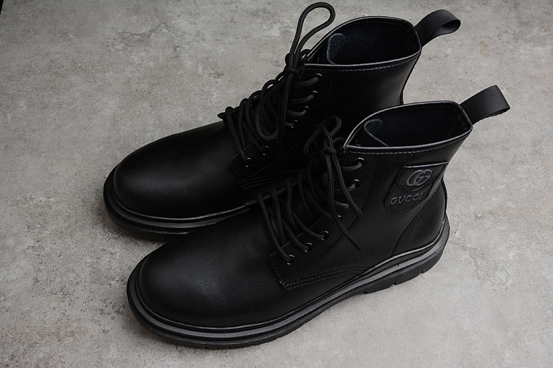 Gucci [GU*CCI MARTIN BOOTS BLACK/BLACK/BLACK]-[MAN:38-44] - Image 9