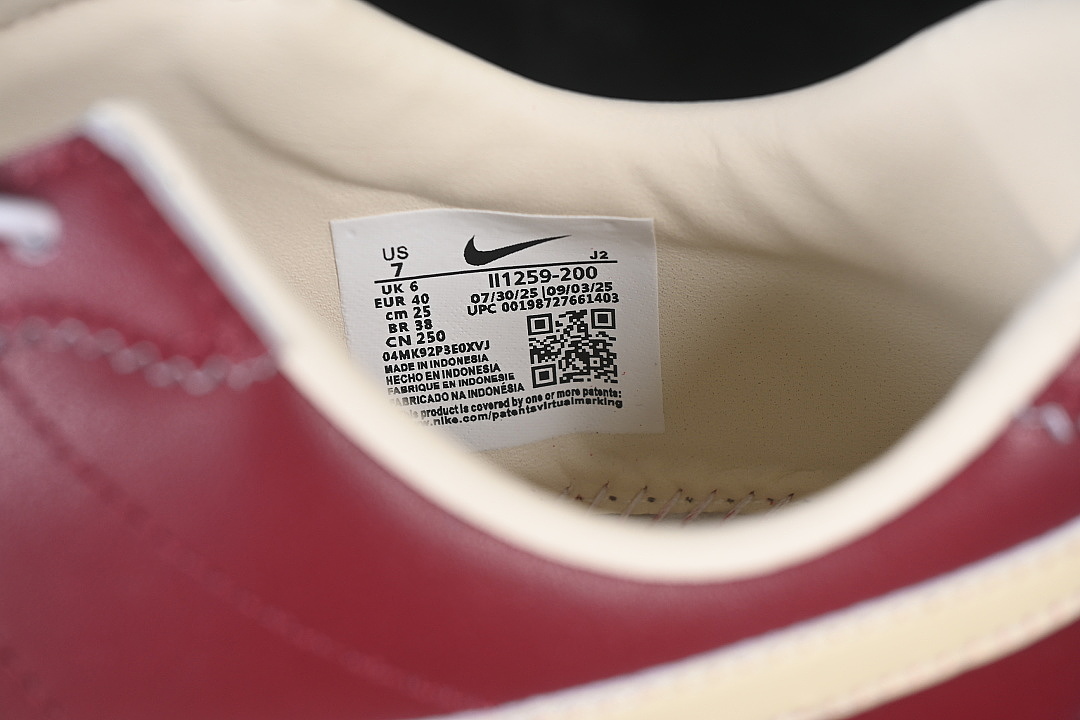 Unbranded [II1259 -200]-[ASTROGRABBER LEATHER THIN SOLED SHOES WINE RED/RED]-[WOMAN:36-39]-[MAN:40-45] - Image 5