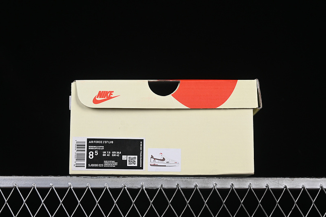 Nike [SJ6698-025]-[AIR FORCE 1 07 LOW WHITE/GREY/BROWN]-[WOMAN:36-39]-[MAN:40-45] - Image 12