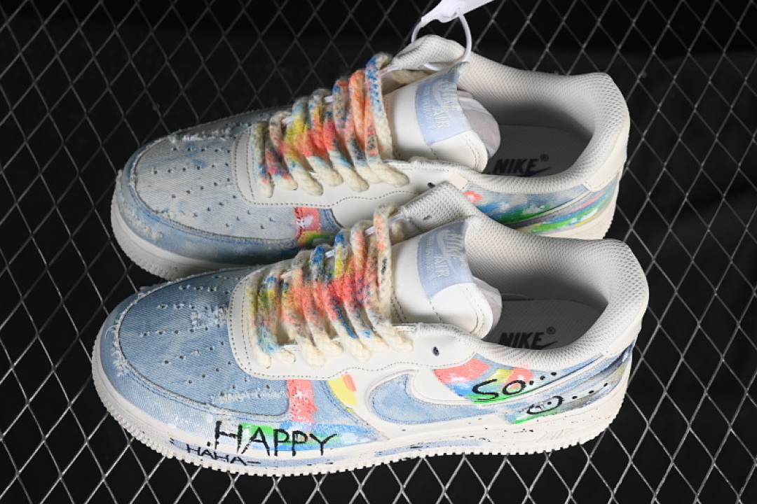 Nike [CW1888-116]-[AIR FORCE 1 07 LOW FANTASY COWBOY WHITE/BLUE]-[WOMAN:36-39]-[MAN:40-45] - Image 11