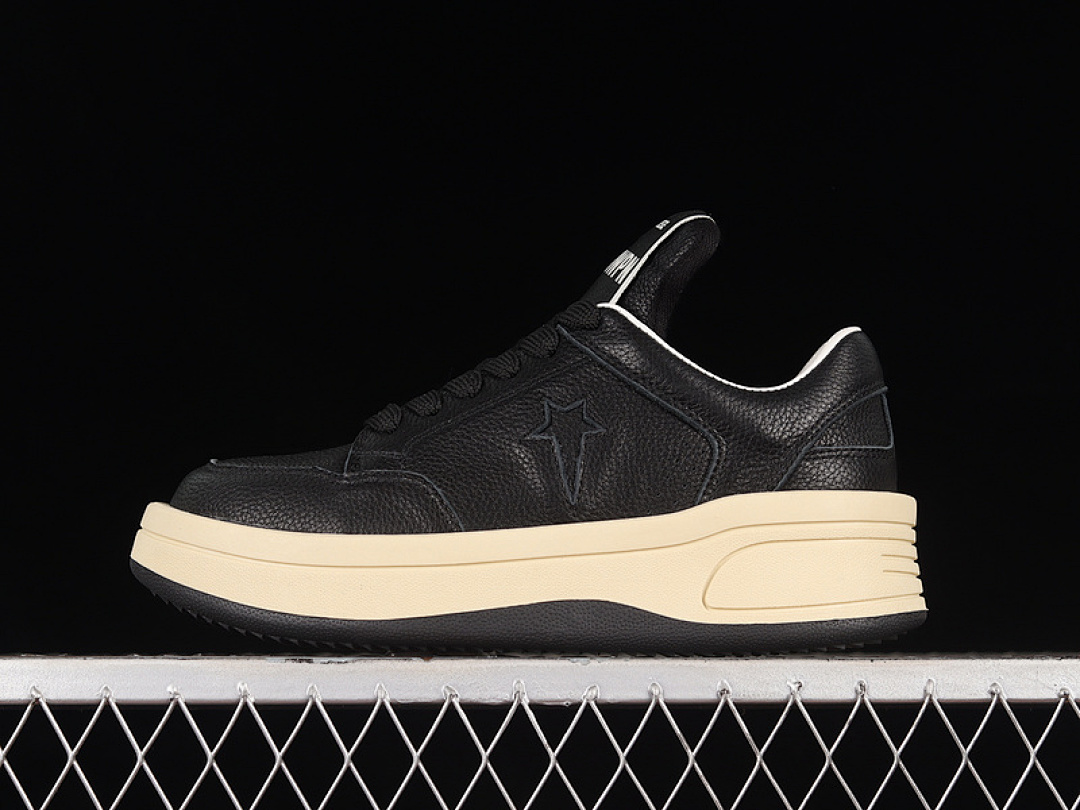 Converse Converse RICK OWENS X TURBOWPN LOW BLACK/BLACK/CLOUD CREAM · 172342C, photo 1