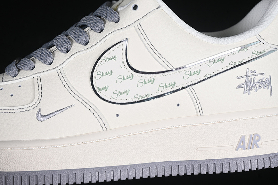 Nike [HH7518-041]-[AIR FORCE 1 07 LOW WHITE/GREY]-[WOMAN:36-39]-[MAN:40-45] - Image 8