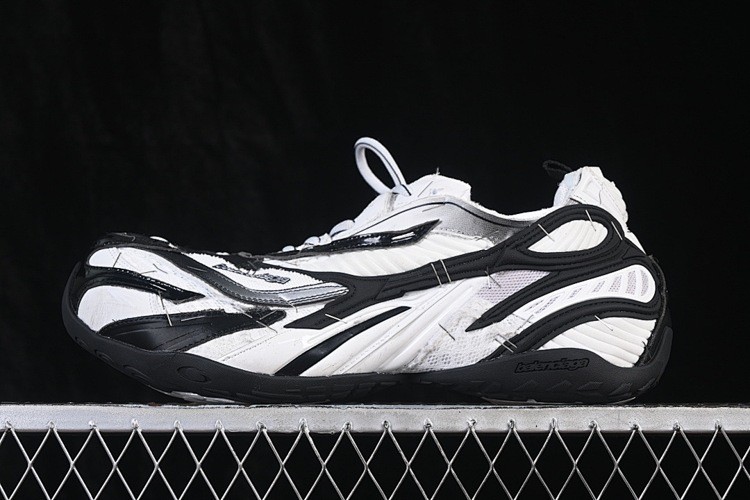 LOW-TOP CASUAL LIFESTYLE SHOES WHITE/BLACK · WOYX01910, photo 1