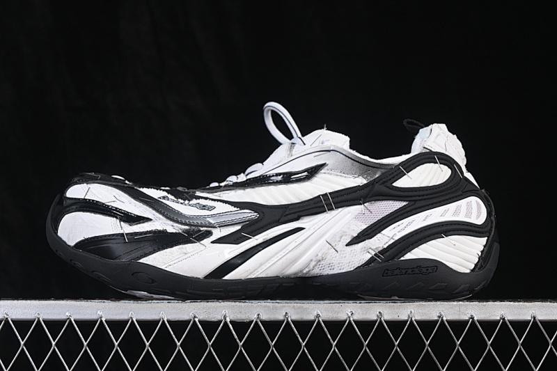 LOW-TOP CASUAL LIFESTYLE SHOES WHITE/BLACK · WOYX01910, photo 1