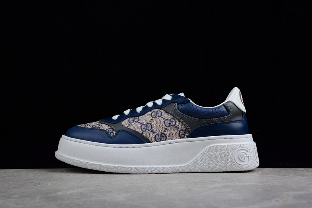 Chanel [GU*CCI SCREENER GG HIGH-TOP SNEAKER NAVY BLUE/KHAKI/DARK GREY]-[WOMAN:35-39]-[MAN:40-44] - Image 15