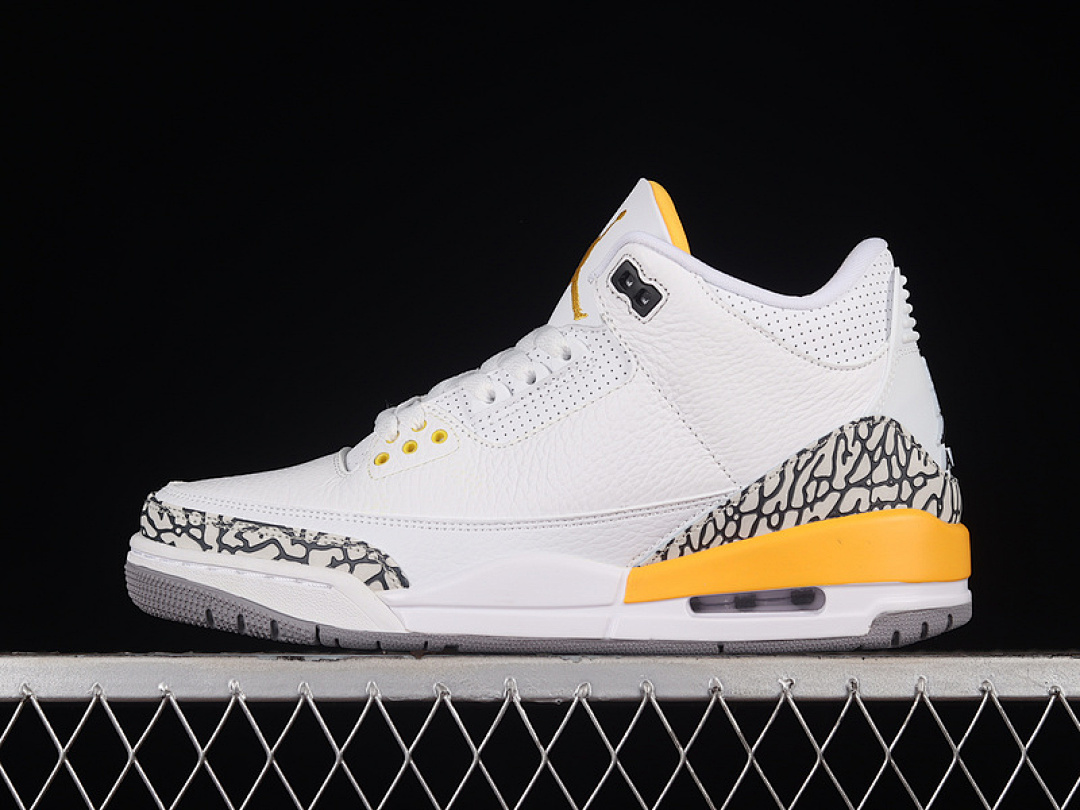 Jordan [CK9246-108]-[AIR JORDAN 3 RETRO WHITE/LASER ORANGE/CEMENT GREY/BLACK]-[UNISEX:40-47.5], photo 1