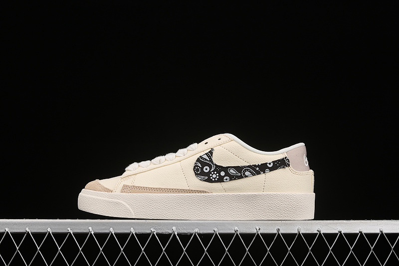Nike BLAZER LOW PAISLEY PALE IVORY/BEIGE/BLACK · DJ4665-100, photo 1