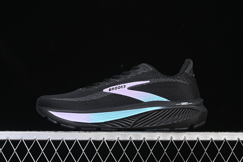 Purple BROOKS GHOST 17 BLACK/BLUE/PURPLE · 1204311D081, photo 1