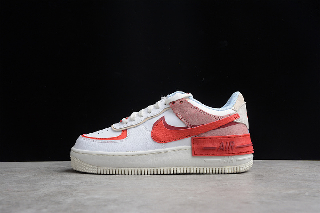 Nike [CI0919-108]-[AIR FORCE 1 SHADOW SUMMIT WHITE/GYM RED/PINK]-[WOMAN:35.5-40], photo 1