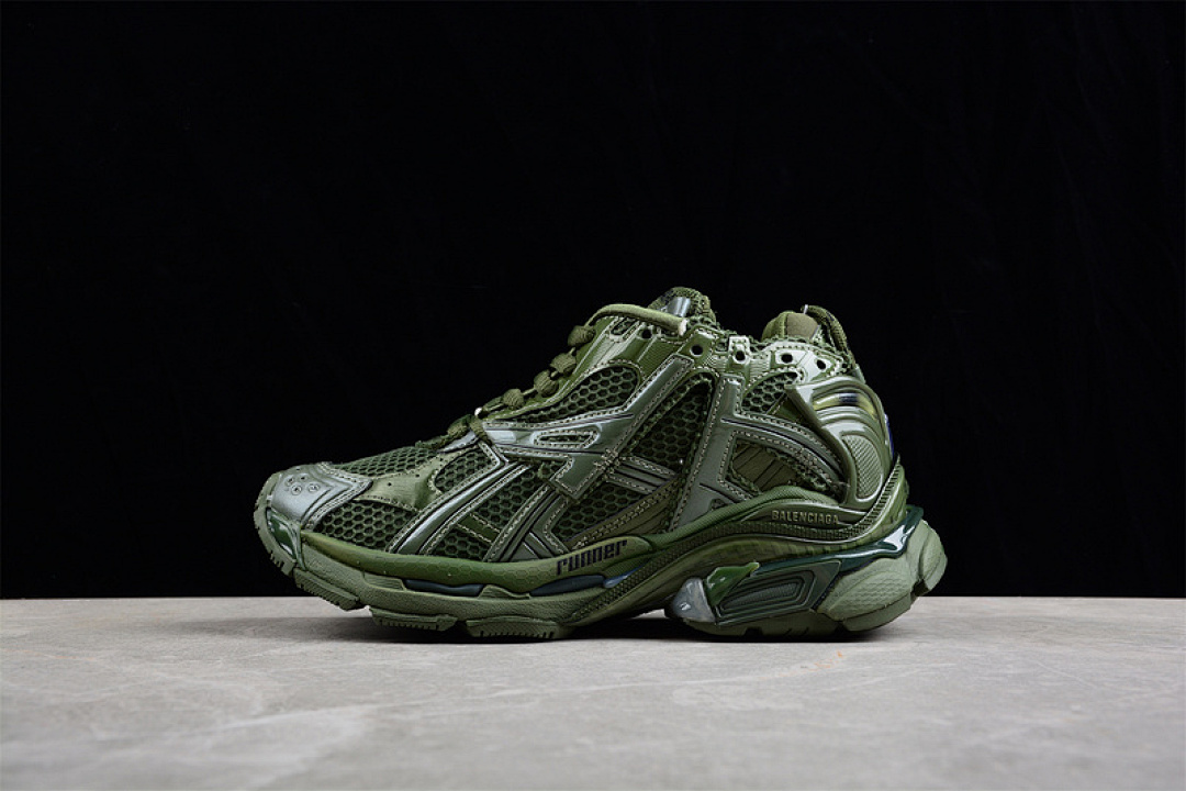 Unbranded [W1RN32025]-[BA*LEN*CIAGA X-PANDER 7.0 SNEAKERS DARK GREEN/DARK (GREEN]), photo 1