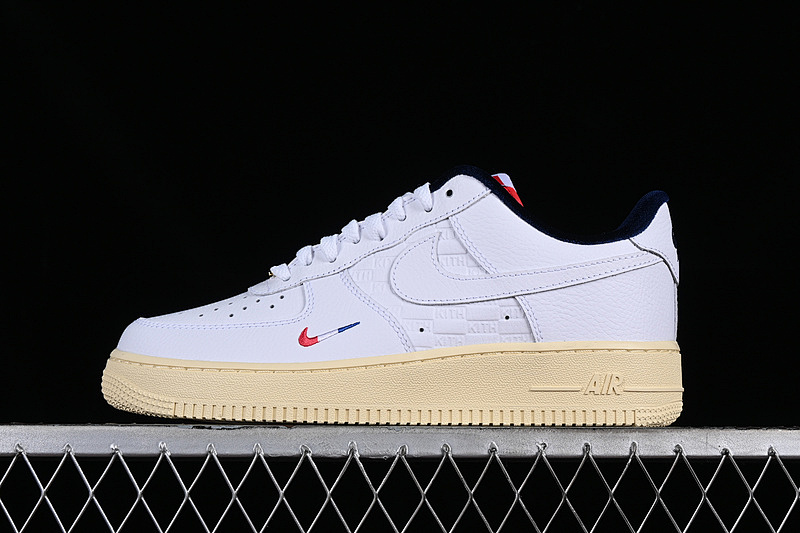 Nike Nike KITH AIR FORCE 1 07 LOW FRANCE WHITE/BLACK/YELLOW · CZ7927-100, photo 1