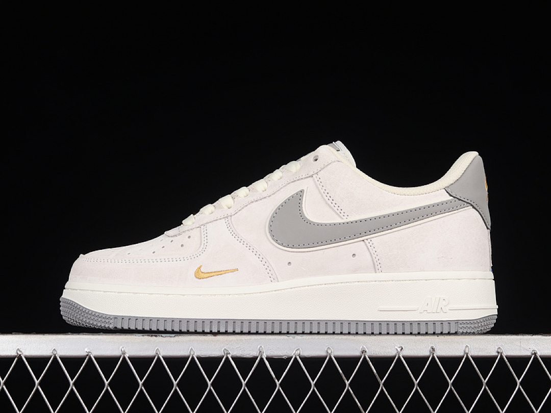 Nike [KK5636-610]-[AIR FORCE 1 LOW LIGHT GREY/BEIGE/GOLD]-[WOMAN:36-39]-[MAN:40-45], photo 1