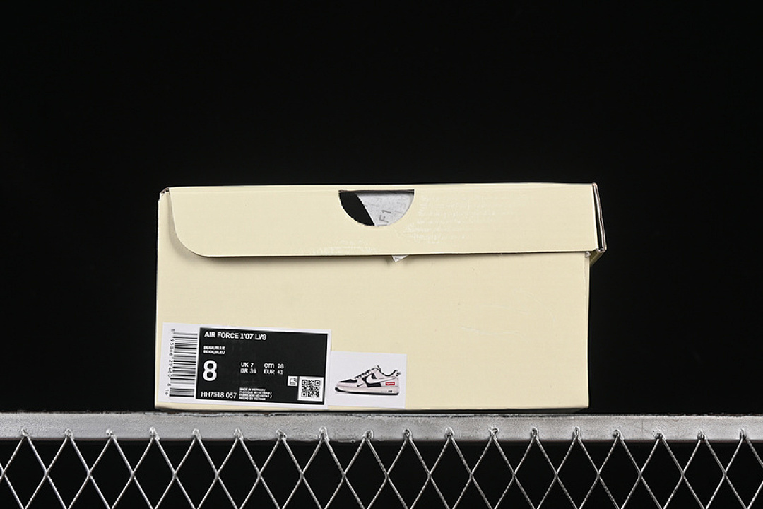 Nike [HH7518-057]-[AIR FORCE 1 07 LOW SUPREME OFF WHITE/BLUE/RED]-[WOMAN:36-39]-[MAN:40-45] - Image 12