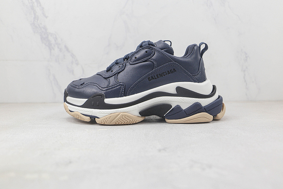 Unbranded [BA*LEN*CIAGA TRIPLE S SNEAKERS NAVY BLUE/WHITE/BLACK]-[WOMAN:35-39]-[MAN:40-46], photo 1