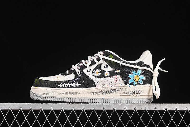 Nike Nike AIR FORCE 1 07 LOW BLUE DAISY WHITE/BLACK/GREY · BD7007-333, photo 1