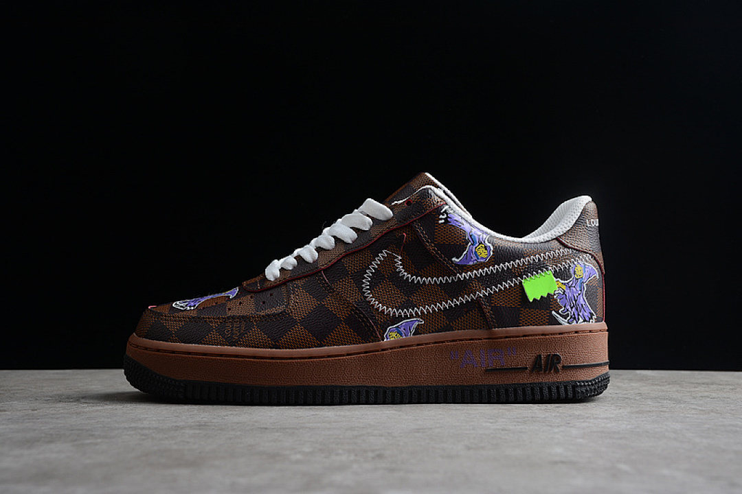 Nike [6A8PYL-001]-[AIR FORCE 1 LOW 07 X L*V BROWN/BROWN/WHITE]-[WOMAN:36-39]-[MAN:40-45], photo 1