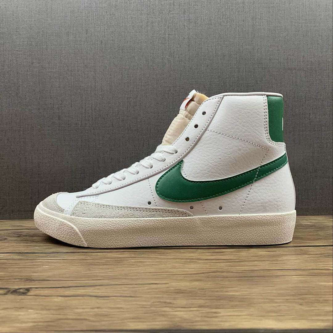 Unbranded [BQ6806-115]-[BLAZER MID 77 VINTAGE WHITE/SAIL/BLACK/PINE GREEN]-[WOMAN:36-39]-[MAN:40-45], photo 1