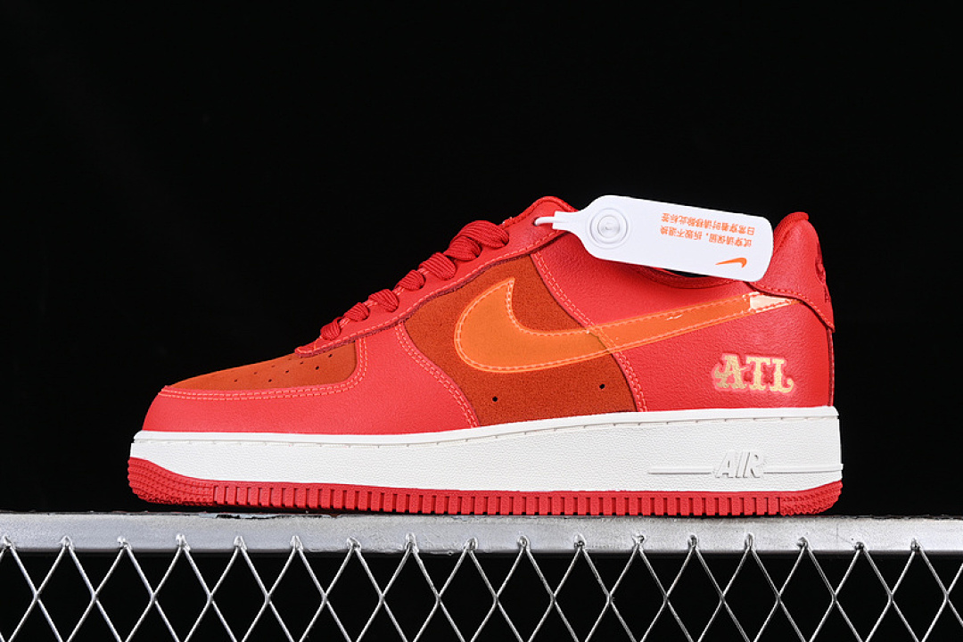 Nike [FD8306-657]-[AIR FORCE 1 07 LOW ORANGE/RED/WHITE]-[WOMAN:36-39]-[MAN:40-45], photo 1