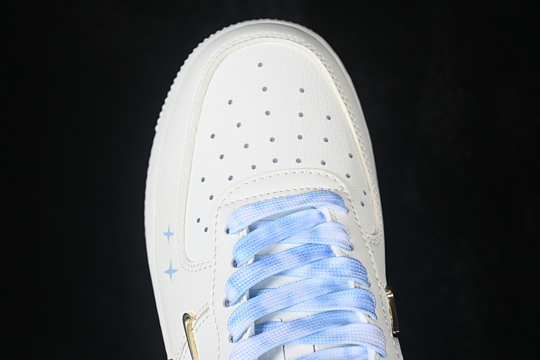 Nike [FV3654-311]-[AIR FORCE 1 07 LOW CASUAL SNEAKERS WHITE/BLUE/WHITE]-[WOMAN:36-39]-[MAN:40-45] - Image 10