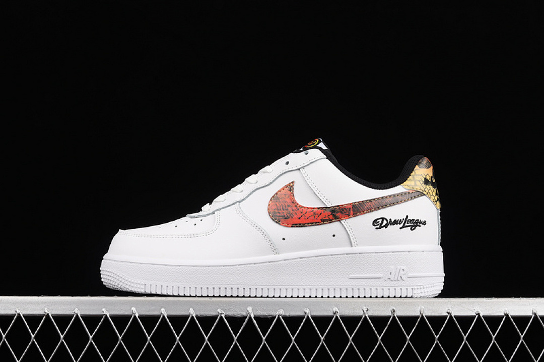 Nike [DM7578-100]-[AIR FORCE 1 LOW DREW LEAGUE WHITE/BLACK-MULTI-COLOR]-[WOMAN:36-39]-[MAN:40-46], photo 1