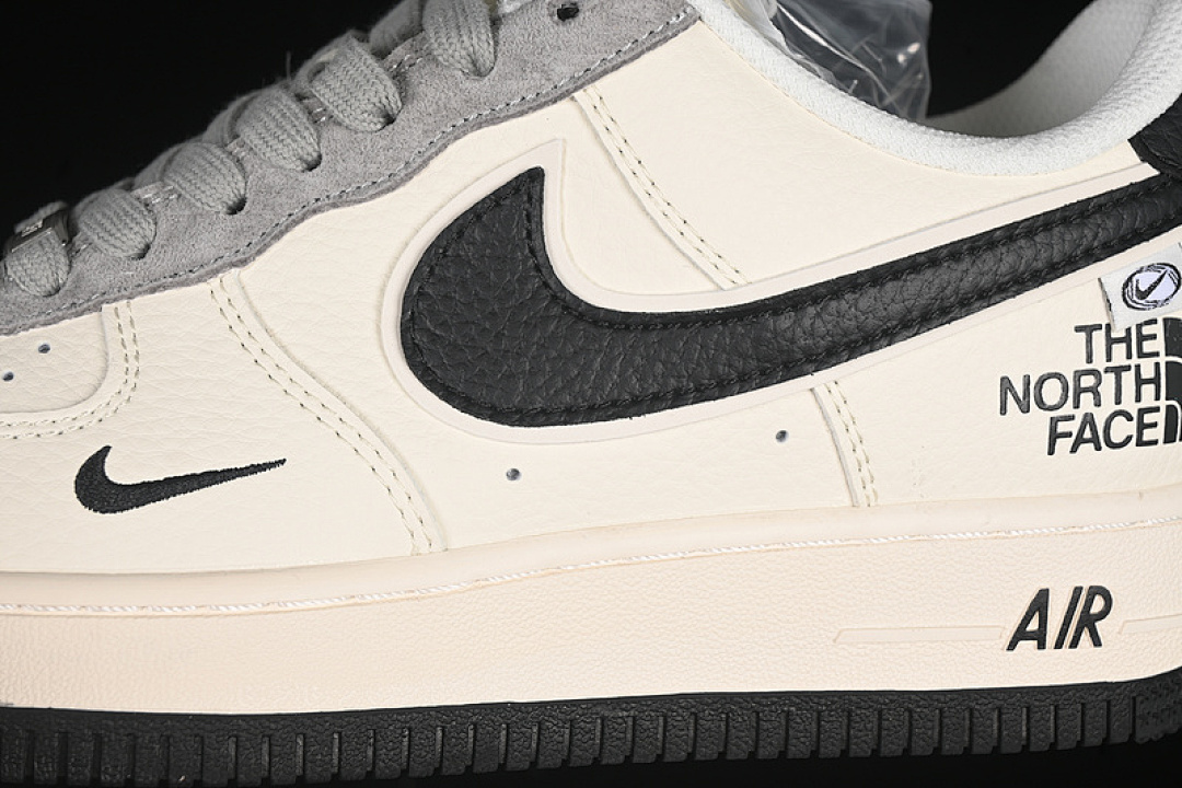 Nike [XZ6188-19]-[AIR FORCE 1 07 LOW WHITE/GREY/BLACK]-[WOMAN:36-39]-[MAN:40-45] - Image 8
