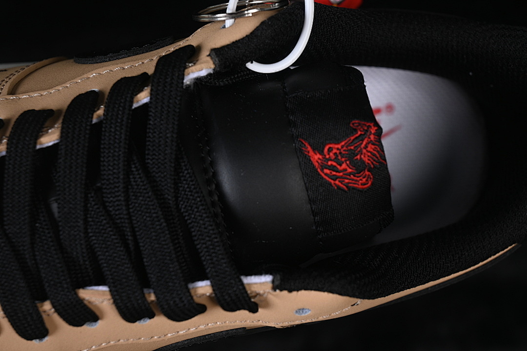 Nike [NH0601-525]-[AIR FORCE 1 07 LOW CASUAL SNEAKERS BROWN/WHITE/RED]-[WOMAN:36-39]-[MAN:40-45] - Image 9
