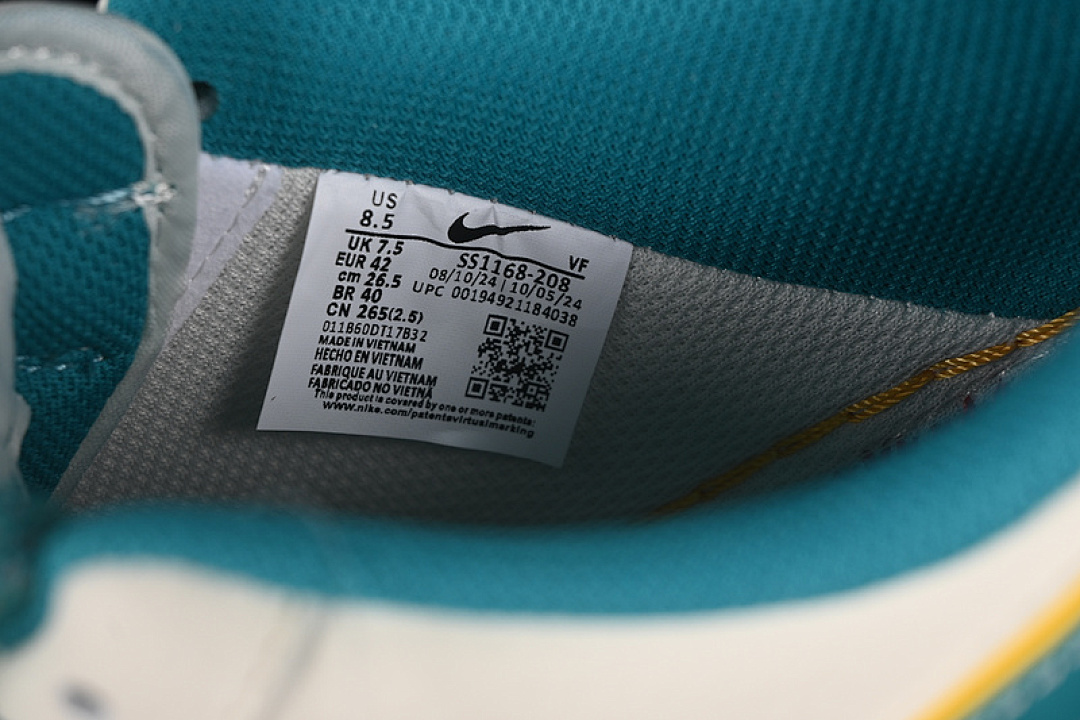 Nike [SS1168-208]-[AIR FORCE 1 07 LOW WHITE/GREY/BLUE]-[WOMAN:36-39]-[MAN:40-45] - Image 6