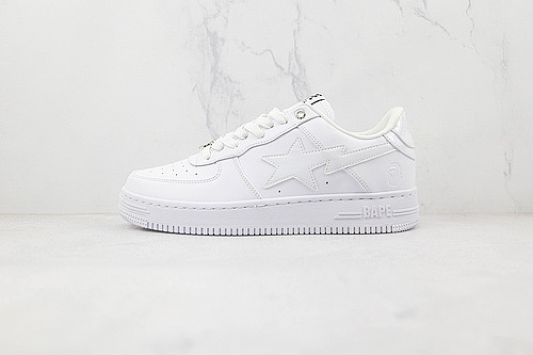 Bape Bape [ STA LOW WHITE/WHITE/WHITE]-[WOMAN:36-39]-[MAN:40-45], photo 1