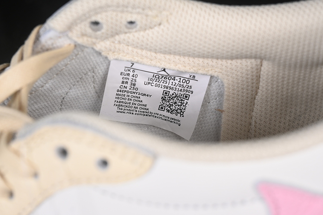 Unbranded [IQ7604-100]-[JORDAN 1 RETRO LOW OG SP MUSLIN/SHY PINK/SAIL/UNIVERSITY RED]-[MAN:40-48.5] - Image 6