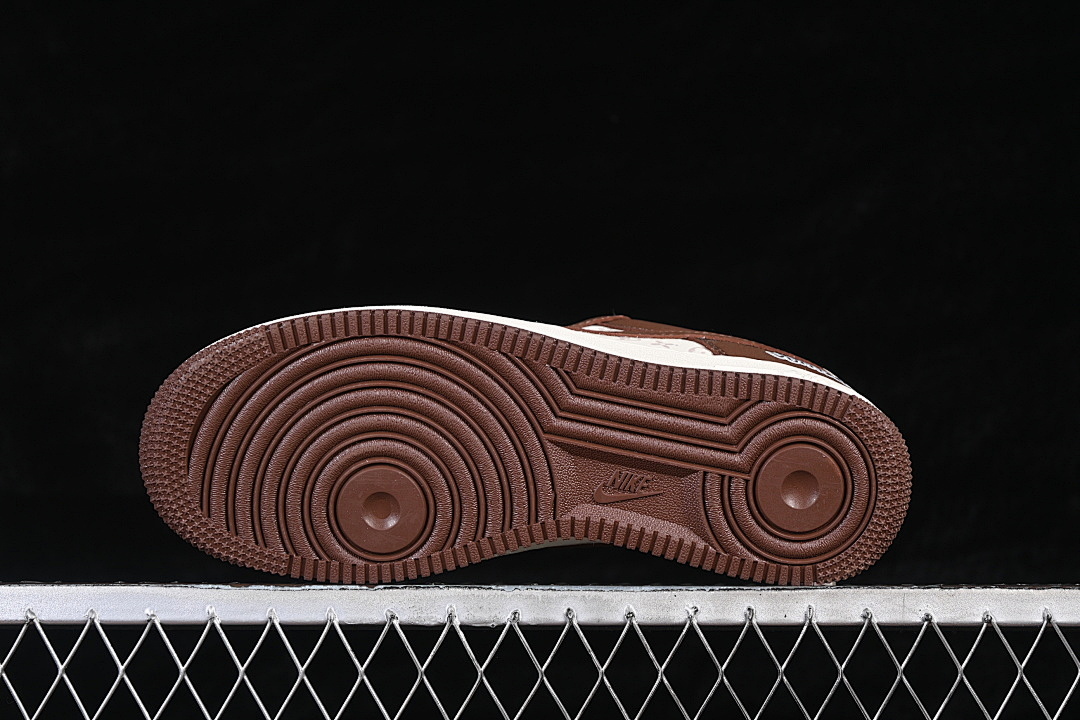 Nike [DF0188-127]-[AIR FORCE 1 07 LOW CASUAL SNEAKERS WHITE/BROWN]-[WOMAN:36-39]-[MAN:40-45] - Image 15