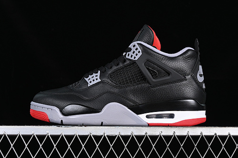 Jordan AIR Jordan 4 RETRO BRED REIMAGINED WHITE/BLACK/GREY/RED · FV5029-006, photo 1