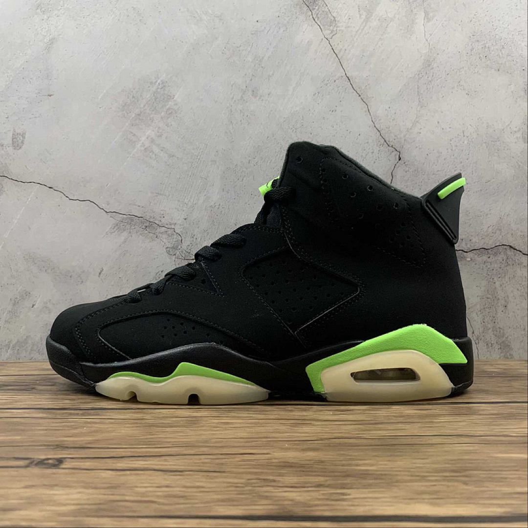 Jordan [CT8529-003]-[AIR JORDAN 6 RETRO BLACK/BLACK/ELECTRIC GREEN]-[MAN:40-47.5], photo 1