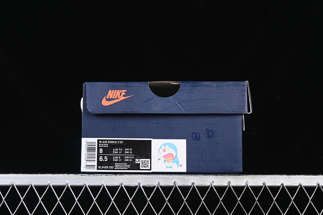Nike [XL2420-333]-[AIR FORCE 1 07 LOW BLUE/WHITE/RED]-[WOMAN:36-39]-[MAN:40-45] - Image 12